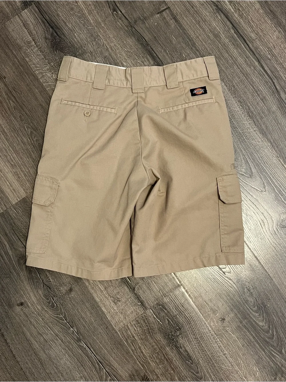 Dickies Shorts Cargo Pockets Loose Fit Comfort Tan Casual Mens Size 30